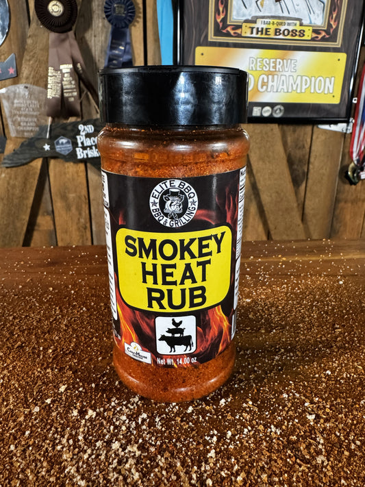 Elite BBQ Smokers Smokey Heat Rub – Sweet Heat BBQ Seasoning