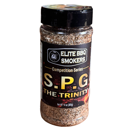 Elite BBQ Smokers SPG Rub – Salt, Pepper & Garlic