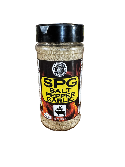 Elite BBQ Smokers SPG Rub – Salt, Pepper & Garlic